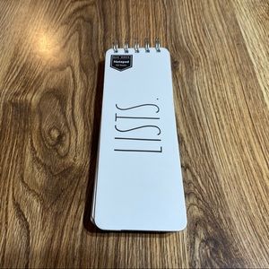 Rae Dunn “Lists” Notepad
